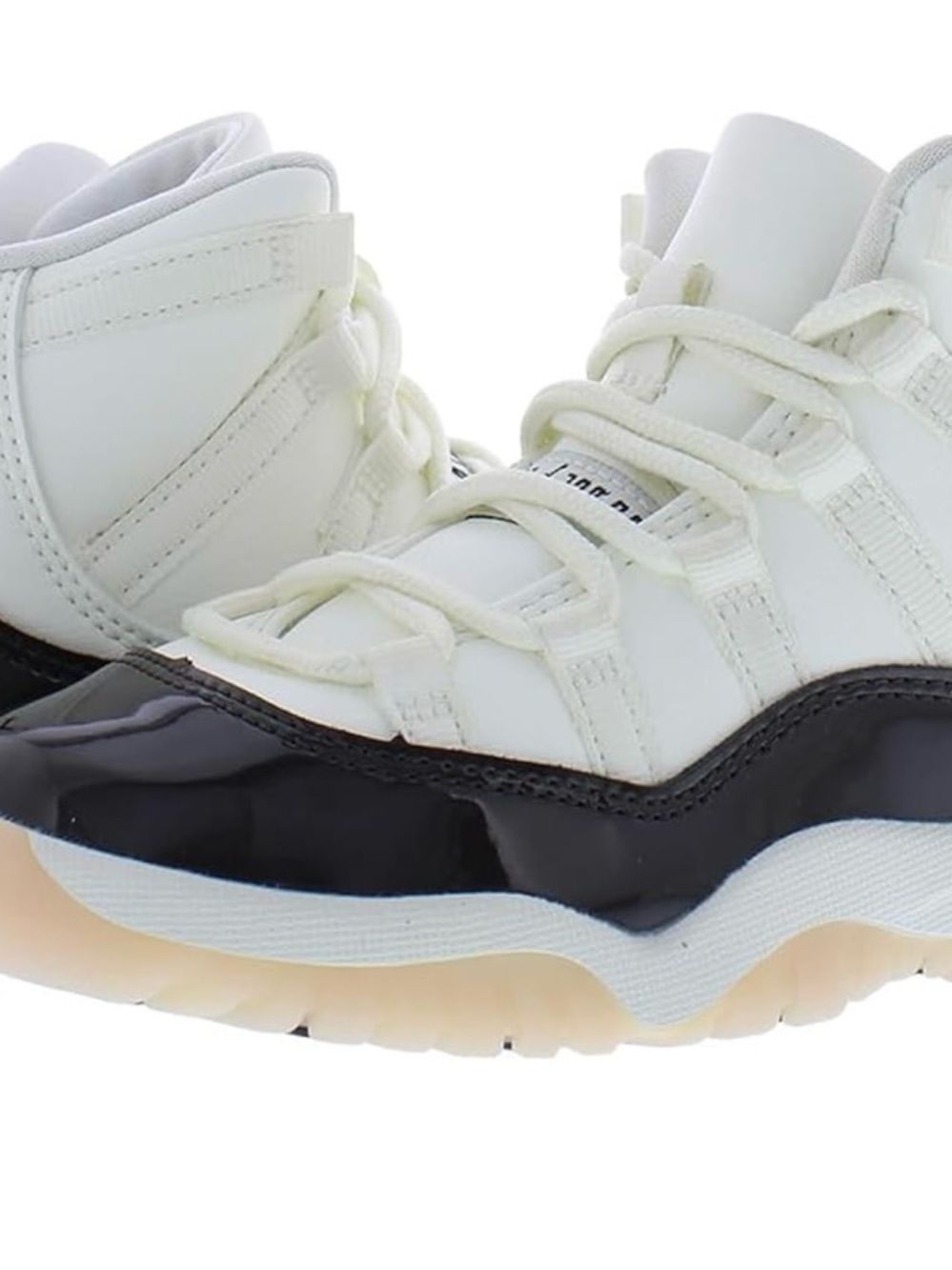 Jordan White High-Top Sneaker Size 5y